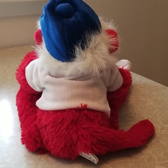 Red Chicago Baseball Monkey with Attachable Hands and Feet for Displaying Purpos - Picture 3 of 4
